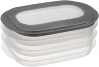 Sunware Vleeswarendoos - 9 stuks - Groen - Kunststof - 1.10 L
