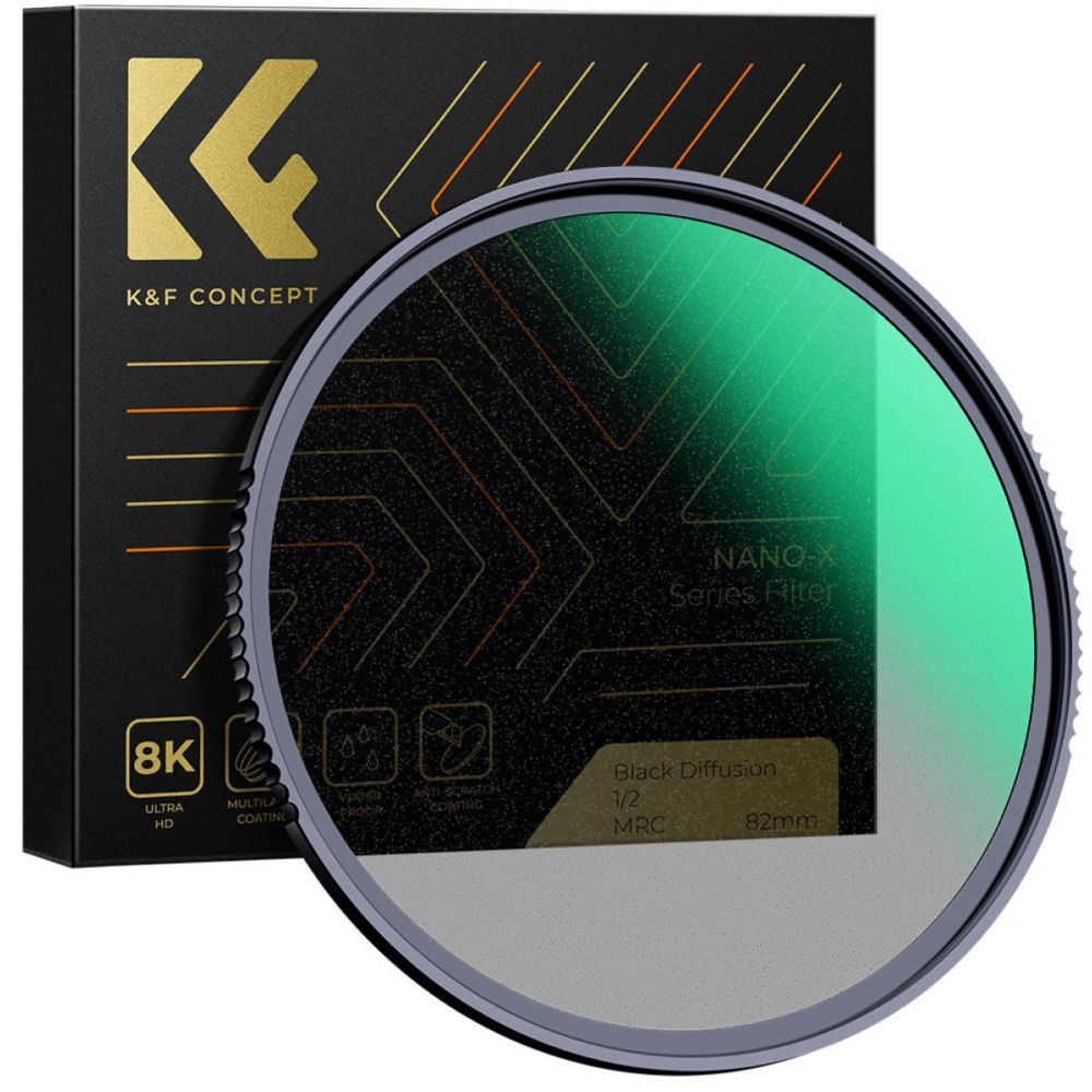 K&F Concept 1/2 Black Mist Filter Nano X - 82mm
