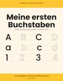 Meine ersten Buchstaben: Schreiben lernen von A bis Z | Buchstaben und Zahlen nachspuren | Mit Schwungübungen und Urkunde | Für Kindergarten, Vorschule und Einschulung | Ab 5 Jahren