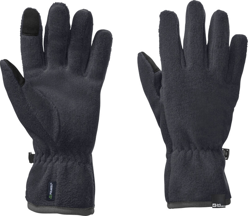 Jack Wolfskin Jack Wolfskin Spirit Fleece handschoenen Jongeren, grijs 2022 L/XL Winterhandschoenen