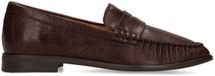 Manfield Rode Leren Loafers - Maat 40
