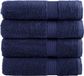 vidaXL - Badhanddoeken - SOLUND - 4 stuks - 600 g/m² - 70x140 cm - Marineblauw