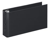 VELOFLEX - Bankmap Classic DIN A6 met 2-D-ringmechanisme, zwart