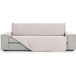 ECOMMERC3 Gevoerde en antislip bankovertrek, 3-zits, beige