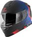 Bogotto H271 Wayke Zwart Rood Blauw Systeemhelm - Helm