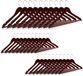 Merkloos Relaxdays Kledinghanger - Hout - Set van 30 - Bruin