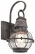Kichler LED Wand Buitenlamp Bridge Point | 1X E27 Max 60W | IP44 | Dimbaar | Weathered Zinc