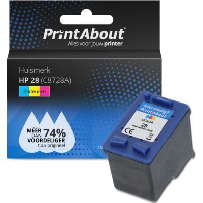 PrintAbout Compatible HP 28 (C8728A) Ink Cartridge - 3-color