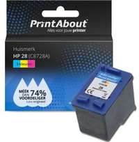 PrintAbout Huismerk HP 28 (C8728A) Inktcartridge 3-kleuren