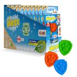 INKEE Paw Patrol Mini-packs, set van 3 badbommen voor kinderen, met figuren van Paw Patrol en aardbeigeur, plezier