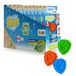 INKEE Paw Patrol Mini-packs, set van 3 badbommen voor kinderen, met figuren van Paw Patrol en aardbeigeur, plezier