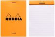 Rhodia Notitieblok - N12 - Gelijnd - 8,5x12 cm - Oranje