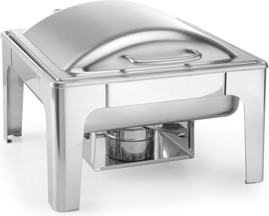 Hendi Chafing Dish - Satin Finish - GN 2/3 - 6 Liter - 39,5x43x(H)29cm