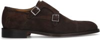 Heritage - Heren - Bruine suède gespschoenen - Maat 43