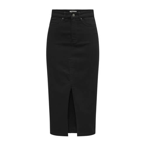 ONLY denim spijkerrok black denim