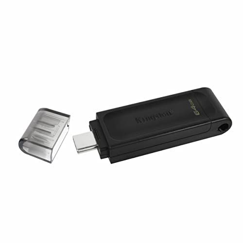 Kingston DataTraveler 70 - DT70/64GB USB-C Flash Drive Zwart