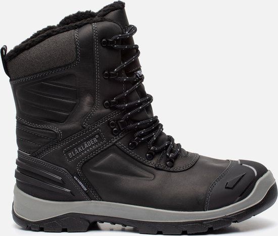 Blåkläder ELITE Winterschoen hoog 2456-0000 - Zwart/Zwart - Maat 45