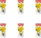 Bolsius - True Scents - Geurstaafjes - 60 ml - Mimosa - Voordeelverpakking - 6 stuks