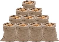 vidaXL Jutezakken - 10 stuks - 60x105 cm - 220 g/m² - Bruin