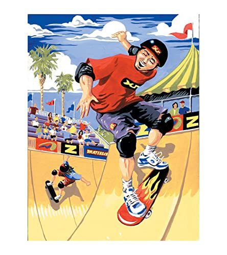 Pracht Creatives Hobby Royal & Langnickel - Painting by Numbers Junior "Skateboarder" - 8+