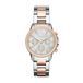 Armani Exchange Dameshorloge, kwarts chronograaf, 36 mm roestvrijstalen behuizing, 2T/roze met roestvrijstalen armband, AX4331