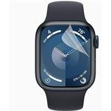 Phonillico® Screenprotector voor Watch Serie 9 - 45mm [Pack 6] Ultradunne, resistente beschermende plastic film