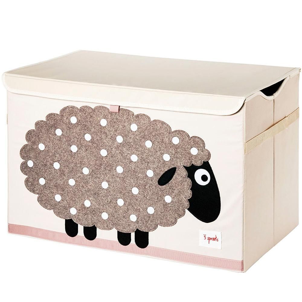3 Sprouts Storage Box beige, bruin