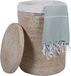 Casa Moro Wasmand met deksel – rotan wasmand – Opbergmand – Rotan White Wash