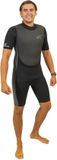 Watrflag Shorty Queenstown FN Heren - 3 mm neopreen met korte mouwen - Zwart/grijs L