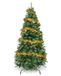 FAMIRAY Kunstkerstboom met metalen standaard, pvc-kerstboom met 800 groene takjes, voor thuis, kantoor, winkels en hotels, 180 cm, groen