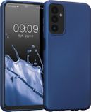 kwmobile telefoonhoesje geschikt voor Samsung Galaxy M13 - Back cover in metallic blauw