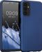 kwmobile telefoonhoesje geschikt voor Samsung Galaxy M13 - Back cover in metallic blauw