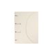 Djois, 110301 - Geperforeerd shirt Smartfolder Uno boomvrij, zonder tab, A4, bruin, 10 stuks