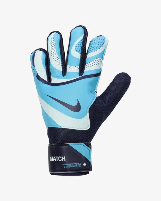 Nike GK Match Keepershandschoenen Blauw Wit Zwart Maat 10