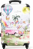 NoBoringSuitcases.com Kinderkoffer eenhoorn meisje