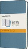 Moleskine Cahier Journal - Set van 3 - Gelinieerd - Brisk Blauw
