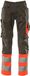 Mascot Safe Supreme Pantalon avec poches genoux 15679-860 - anthracite foncé/rouge haute visibilité - C48 - 76