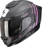 Scorpion EXO-1500 Carbon Zity Matt Black Pink - Integraalhelm - Maat S - Motorhelm - ECE 22-06 gekeurd
