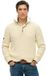 Superdry - Biologisch Katoenen Klassieke Kabel Halve Rits Trui - Heren - Cream - XL