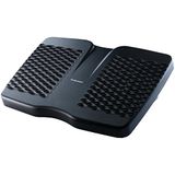 Fellowes Ergonomic Adjustable Footrest with Air Vents, Black