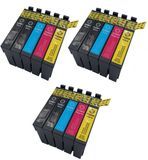 KATRIZ huismerk inkt voor Epson T2991XL/T2992XL/T2993XL/T2994XL - 15 stuks