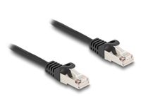 Delock 80186 Netwerkkabel Zwart 0,5 m S/FTP Rond