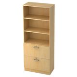 hjh OFFICE PRO Wandkast Esdoorn 80x42x200,4cm Signa G 7300 CE