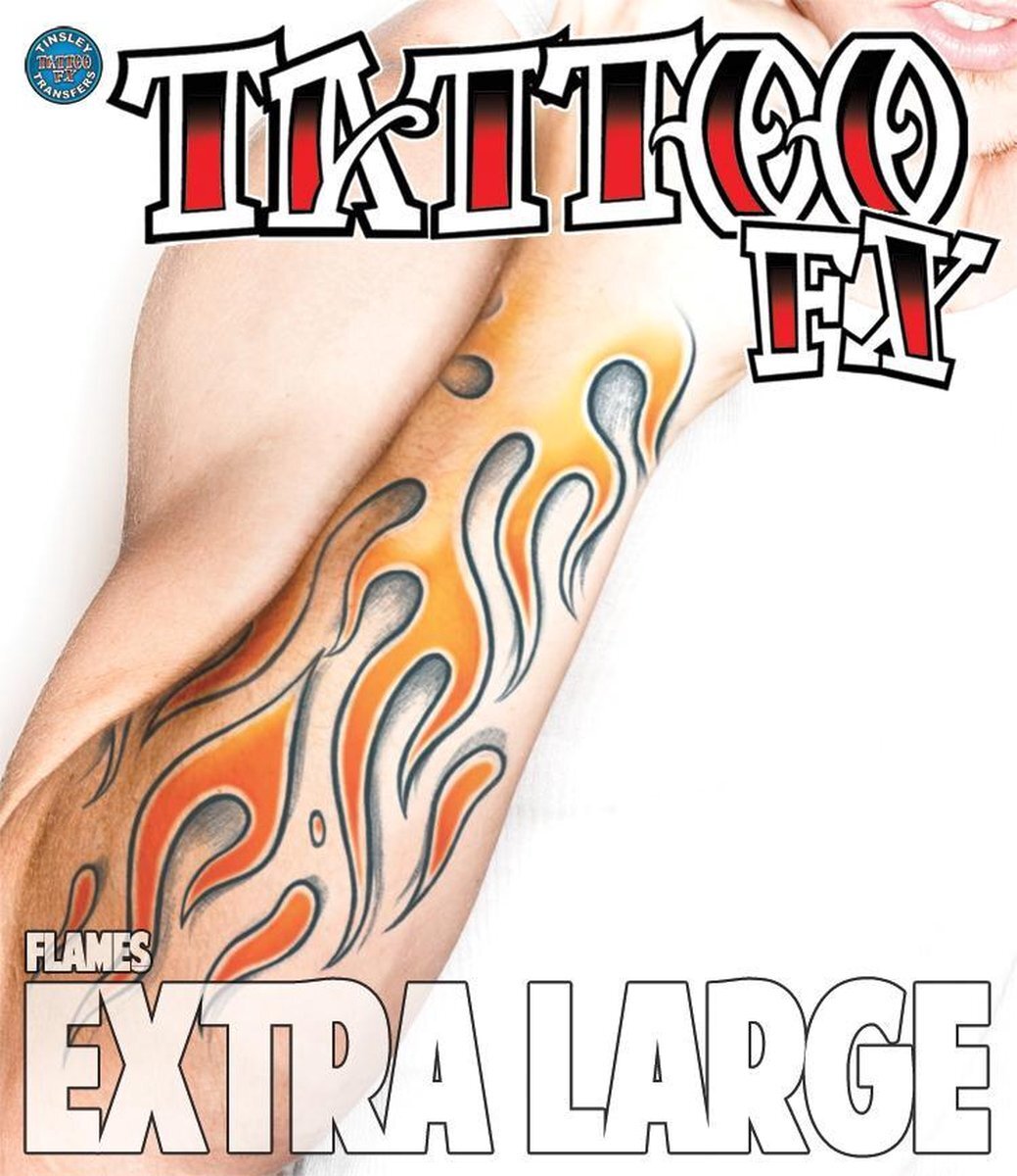 partychimp XL Tattoo Flames