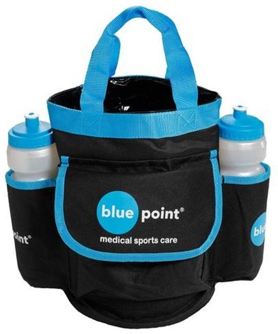BluePoint Waterzak Prof Zwart/blauw - Nylon - 8719554013870