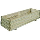 vidaXL - Plantenbak - verhoogd - rechthoekig - 120x40x30 - cm - hout