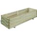vidaXL - Plantenbak - verhoogd - rechthoekig - 120x40x30 - cm - hout