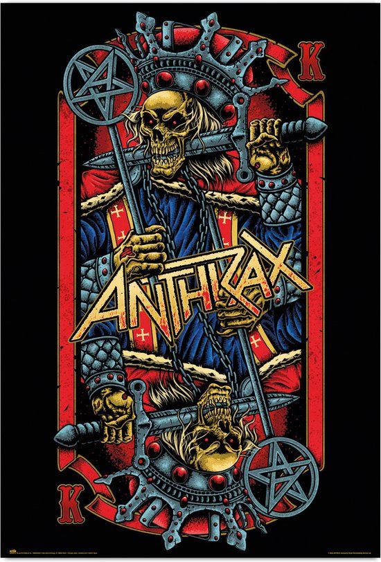 Grupo Anthrax Evil Kings - Maxi Poster - 61 x 96.5 cm