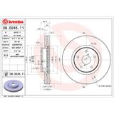 BREMBO Disque de frein (09.D245.11)