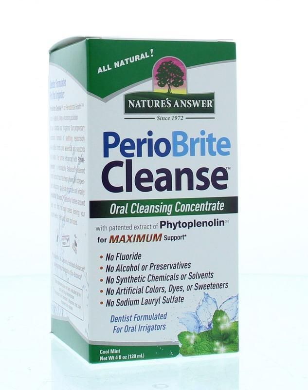 natures answer Periobrite Monddouche - 22 Kruiden & Q10 - 120ml